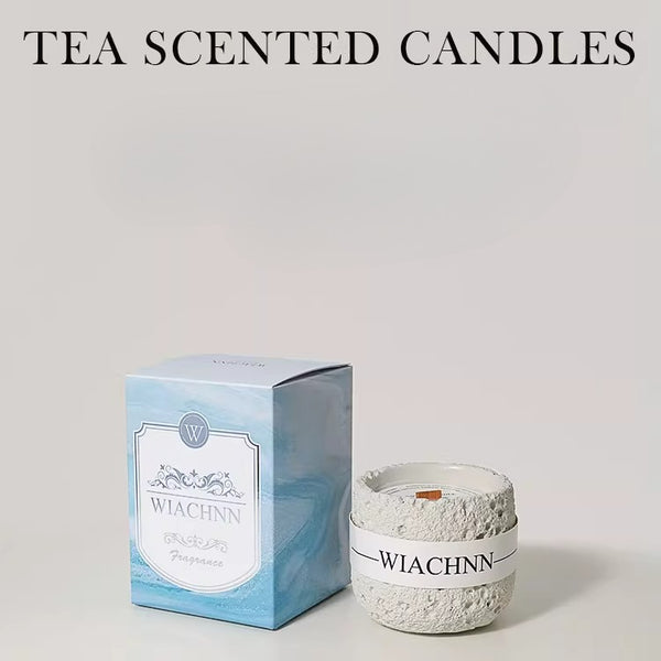 Cream Glass Jar Scented Candle