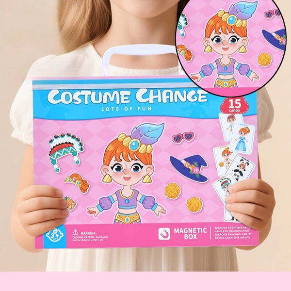 Magnetic Portable Dress-Up Activity Box