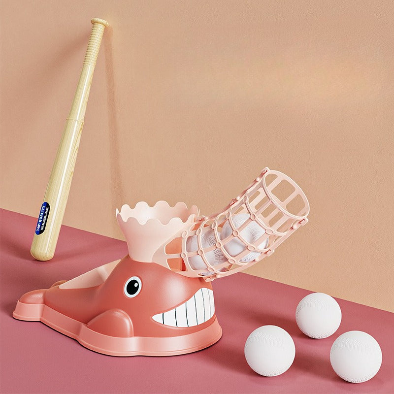 Whale-of-a-Time Automatic Baseball Launcher Set Fantastik Curios
