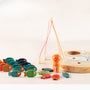 Wooden Magnetic Alphabet Fishing Game – 2-in-1 Cat & Pond Set