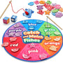 Magnetic Fishing Game: Color and Shape Matching