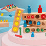 Montessori Wooden Cylinder Stacking Toy for Kids