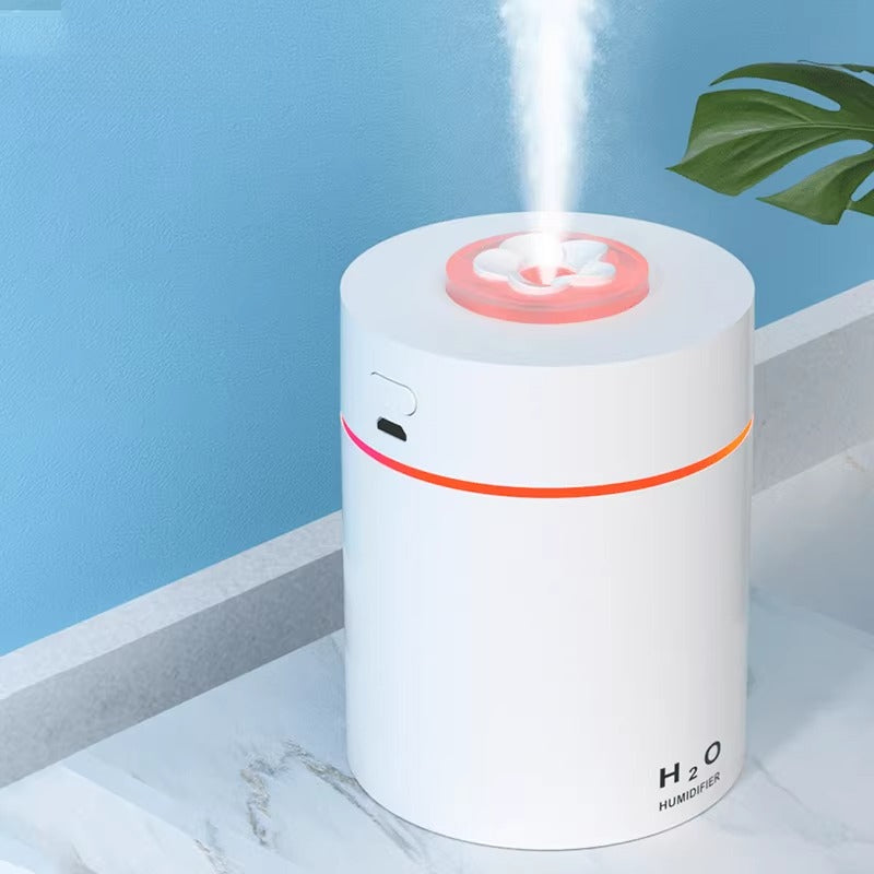 Compact Desktop Humidifier with Gradient Night Light