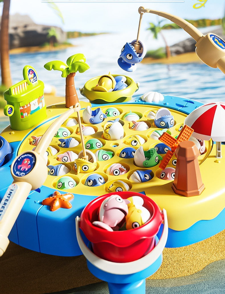 Rotating Magnetic Fishing Table Game