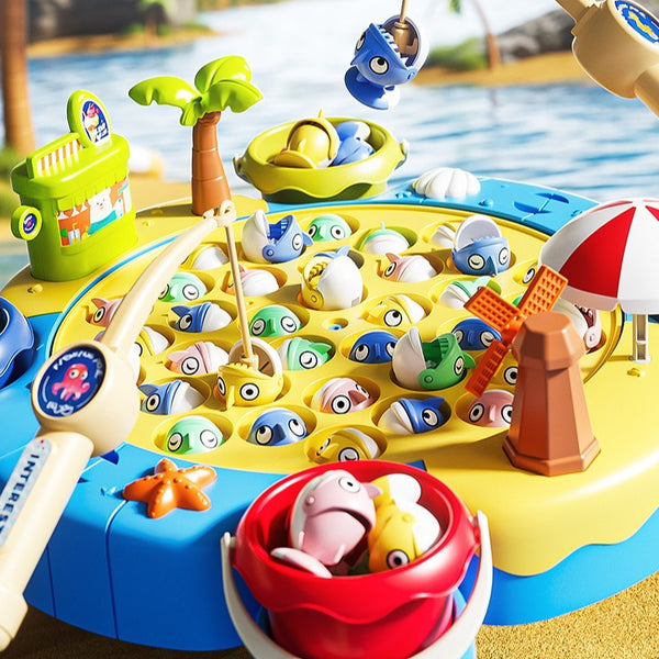 Rotating Magnetic Fishing Table Game