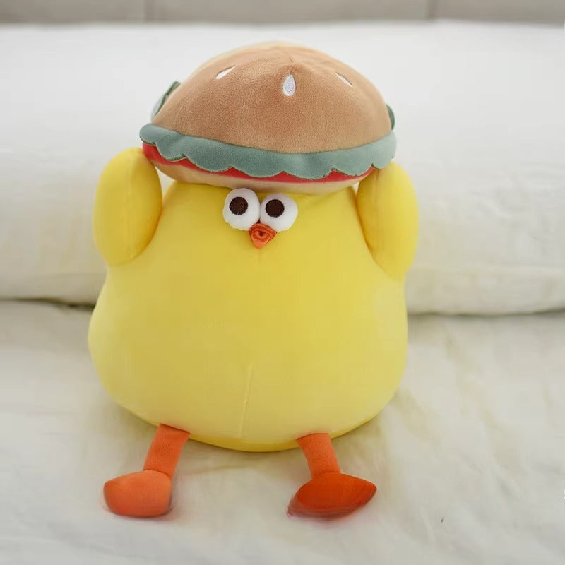Round Chick Plush Pillow Collection