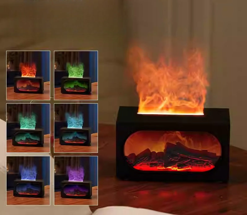 Miniature Fireplace Flame Humidifier