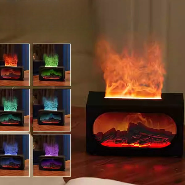 Miniature Fireplace Flame Humidifier