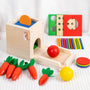 Wooden 4-in-1 Montessori Learning Box