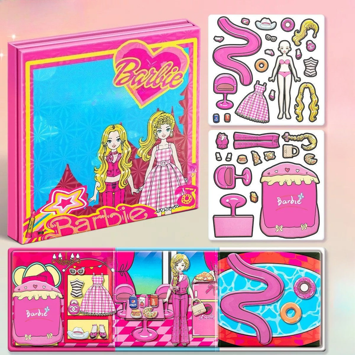 Magnetic Princess Dress-Up Quiet Book