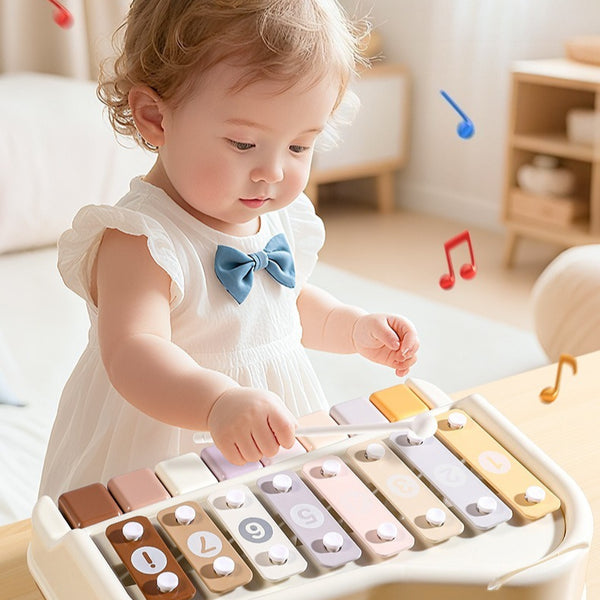 8-Key Dual Play Piano and Xylophone