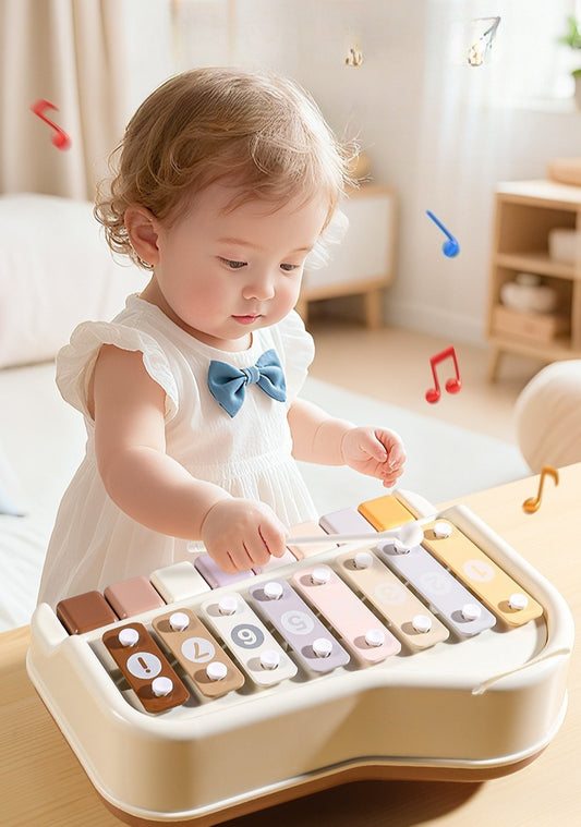 8-Key Dual Play Piano and Xylophone