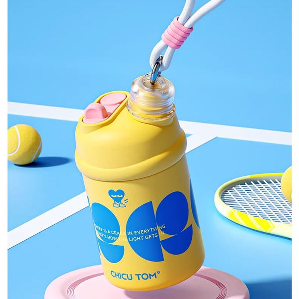 Dual-Sip Insulated Travel Tumbler