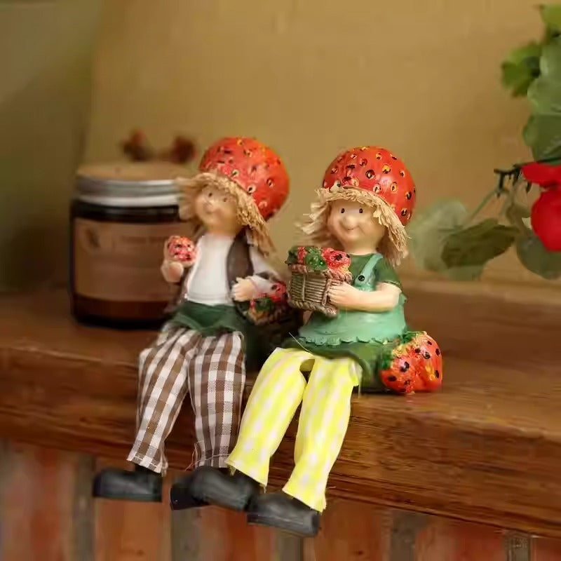 Country Style Shelf Sitter Figurine