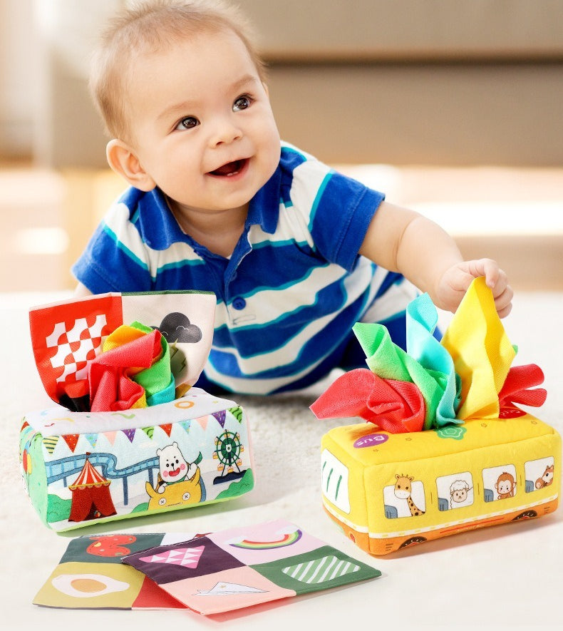 Baby Soft Fabric Pulling Toy Box