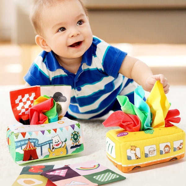 Baby Soft Fabric Pulling Toy Box