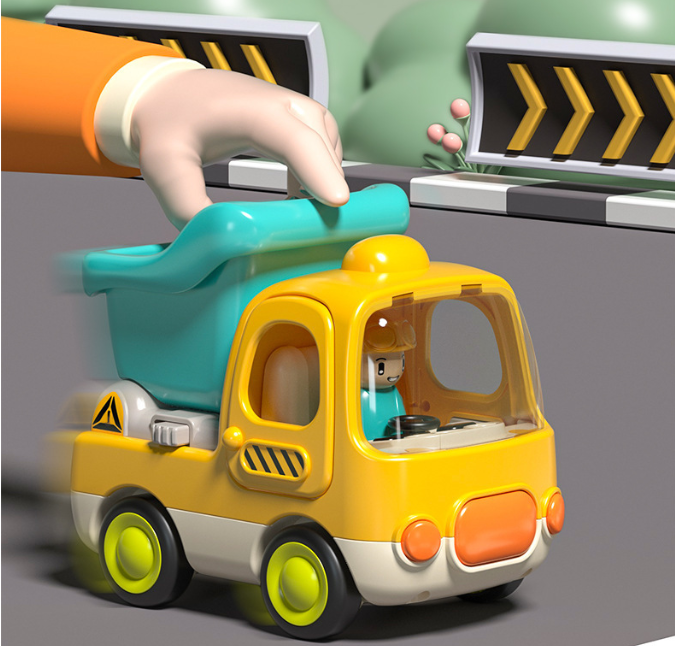 Goodway Cartoon Construction Vehicle with Lights and Sound