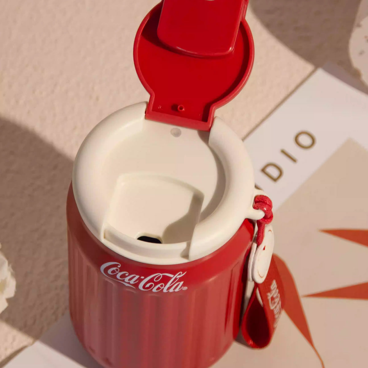 Coca-Cola Edition Ribbed Insulated Travel Mug