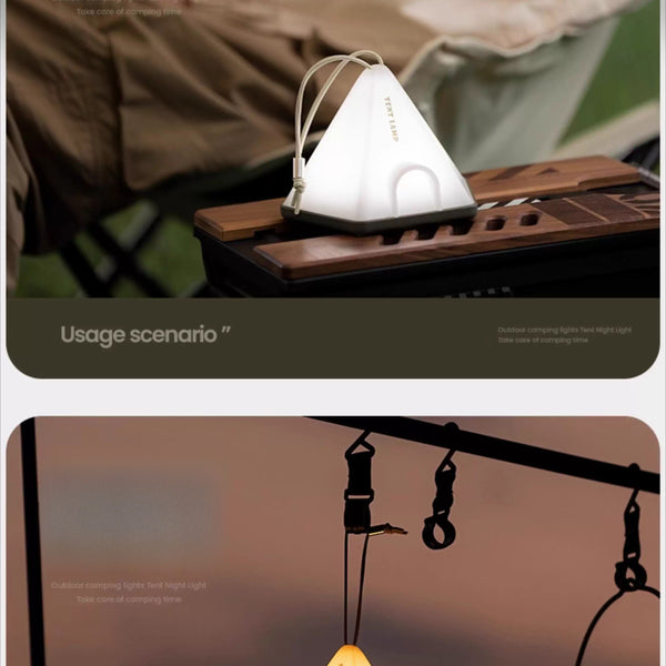 Portable Tent Style Night Light with Lanyard