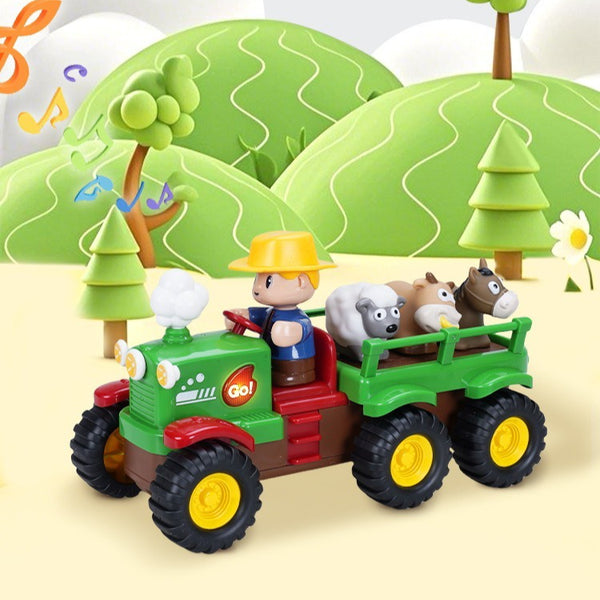 Remote Control Farmer Fun Truck with Animal Figures