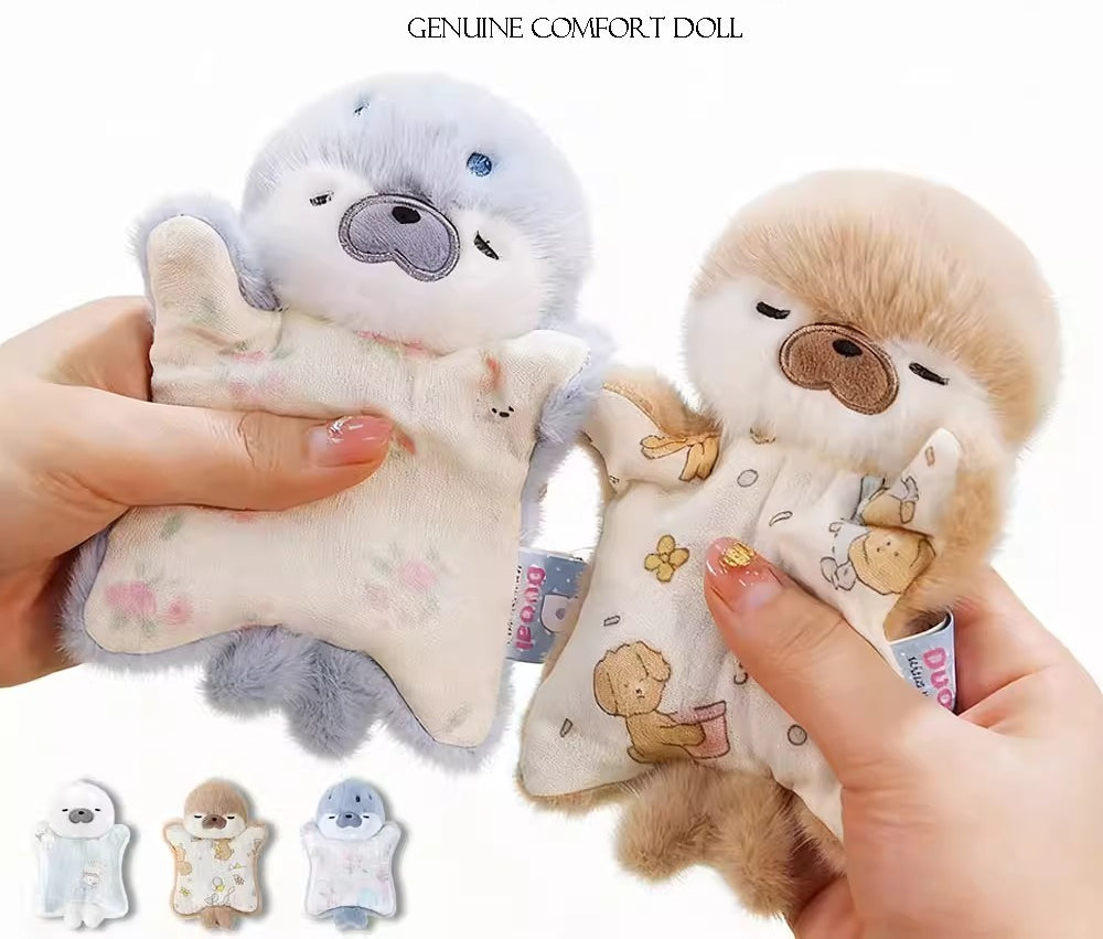 Small Weighted Seal Bean Bag Plush with Sound