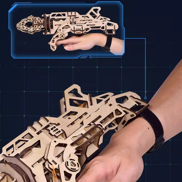 Wearable Mechanical Claw Wooden Model Kit