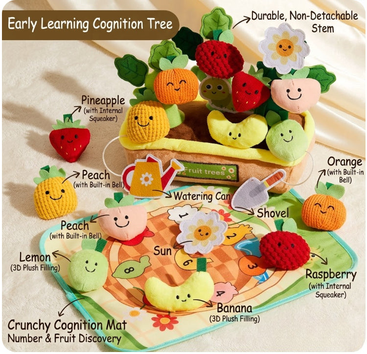 Baby Interactive Plush Pull-Out Garden Toy