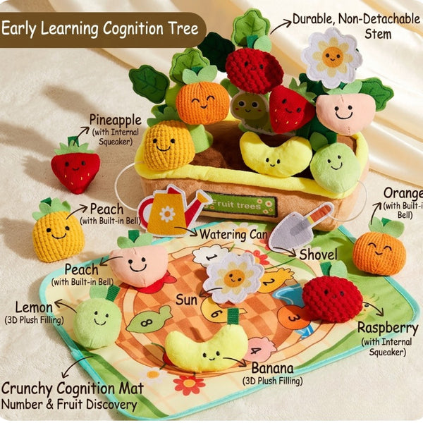 Baby Interactive Plush Pull-Out Garden Toy