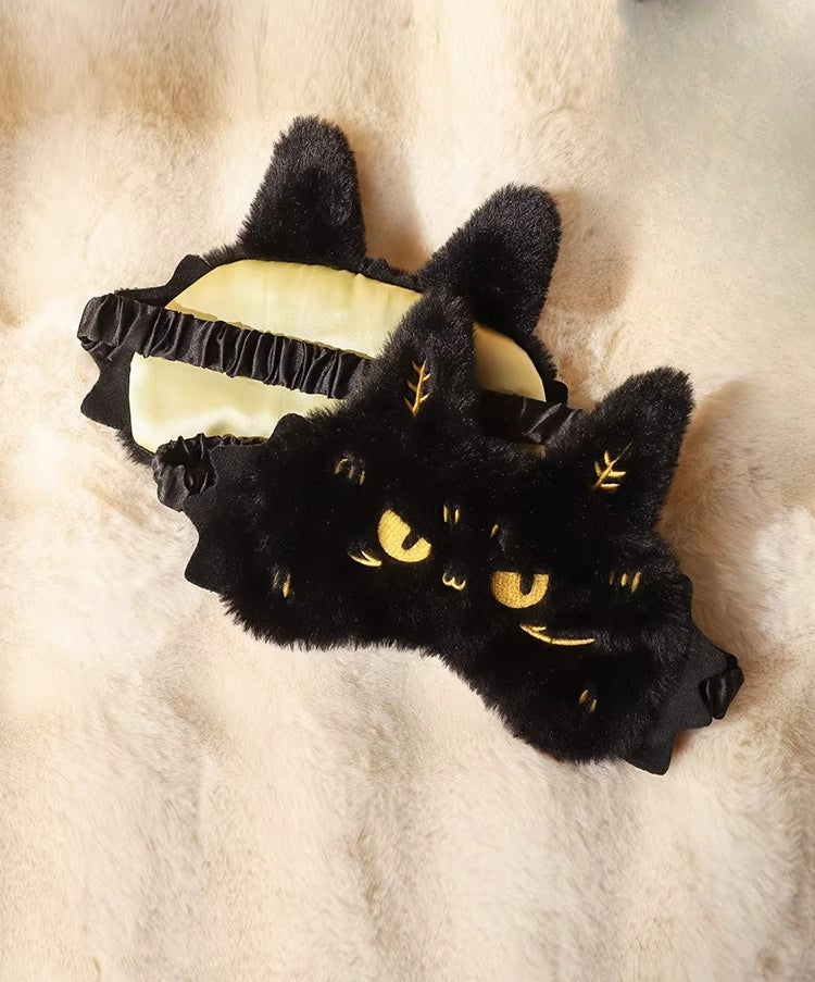 Prosperous Raccoon Plush Sleep Mask