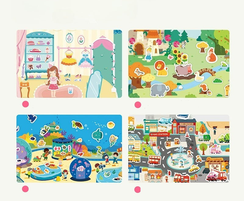 Mideer Reusable Jelly Sticker Book Set