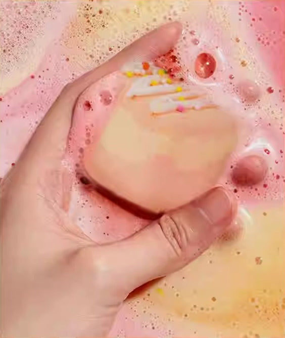 Handmade Dessert Style Essential Oil Bath Bomb