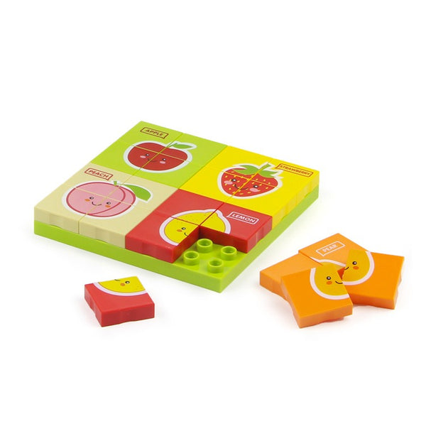 Wooden Early Learning Fruit & Vegetable Puzzles