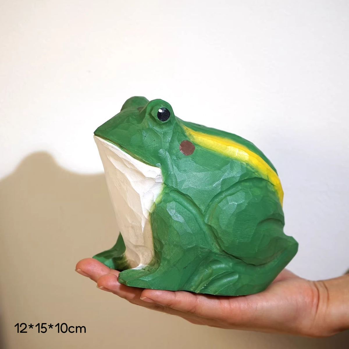 Hand-Carved Wooden Animal Piggy Bank
