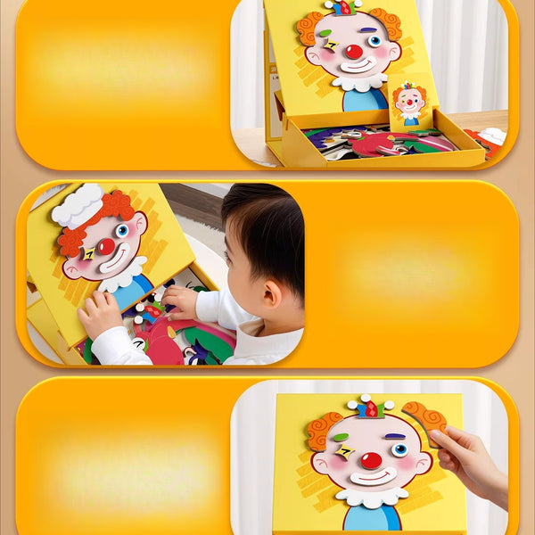 Magnetic Face Puzzle Play Set