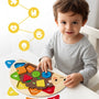 Hedgehog Wooden Shape & Color Puzzle