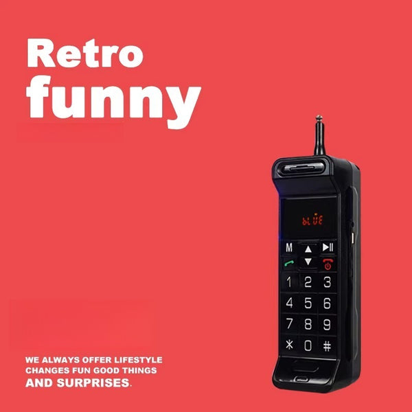 Retro Brick Mobile Phone Bluetooth Speaker