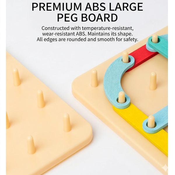 36-Peg Creative Shape and Structure Building Set