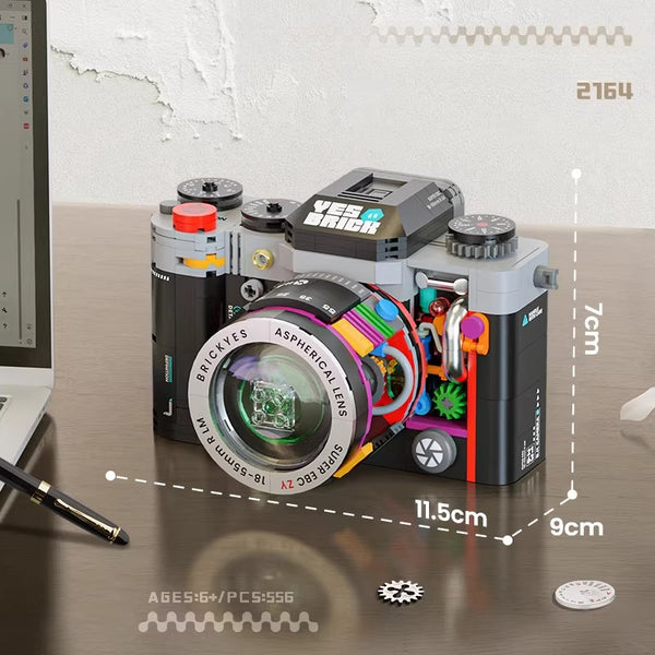 Retro Camera Building Block Set