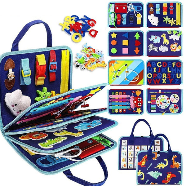 Dinosaur Adventure Felt Busy Board for Kids