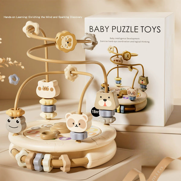 Toddler Multi-Activity Bead Maze and Learning Toy