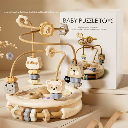 Toddler Multi-Activity Bead Maze and Learning Toy