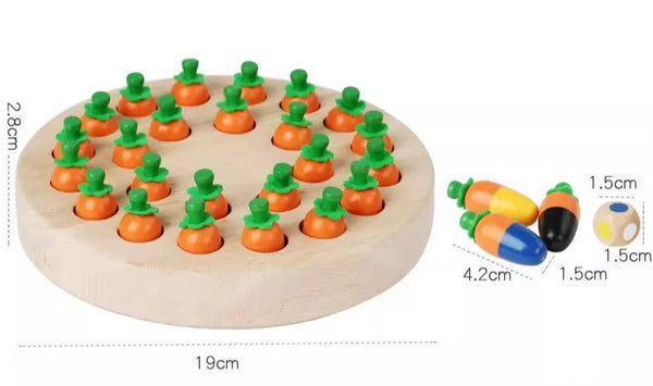 Wooden Color Memory Game