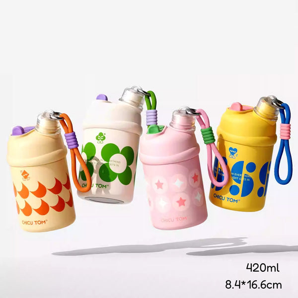 Dual-Sip Insulated Travel Tumbler