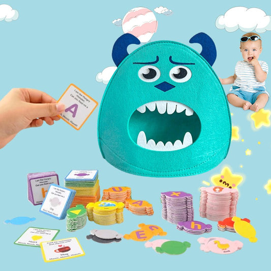 Felt Monster Learning Game: Letters, Shapes & Words