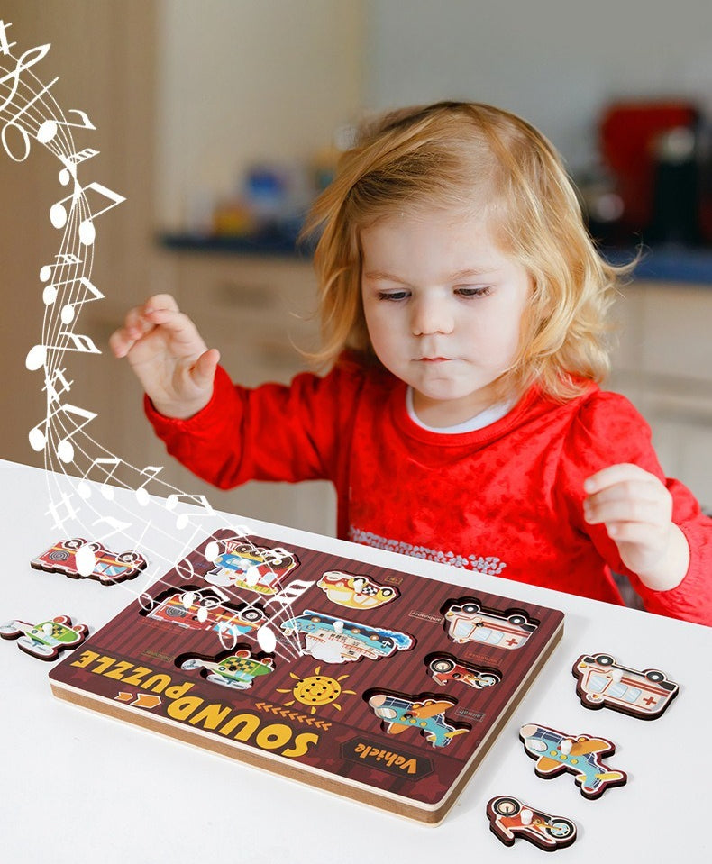 Sound & Discovery Wooden Peg Puzzle