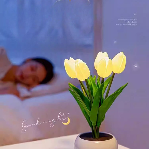 Tulip Flower Atmosphere Night Light