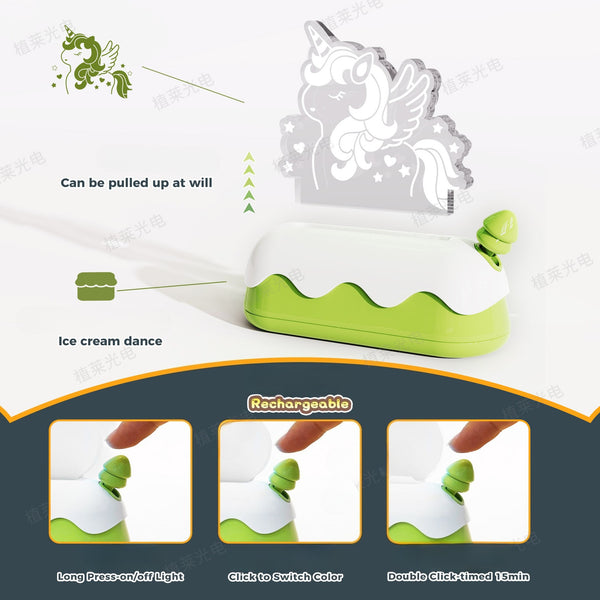 The Rainbow Unicorn LED Night Light for Kids