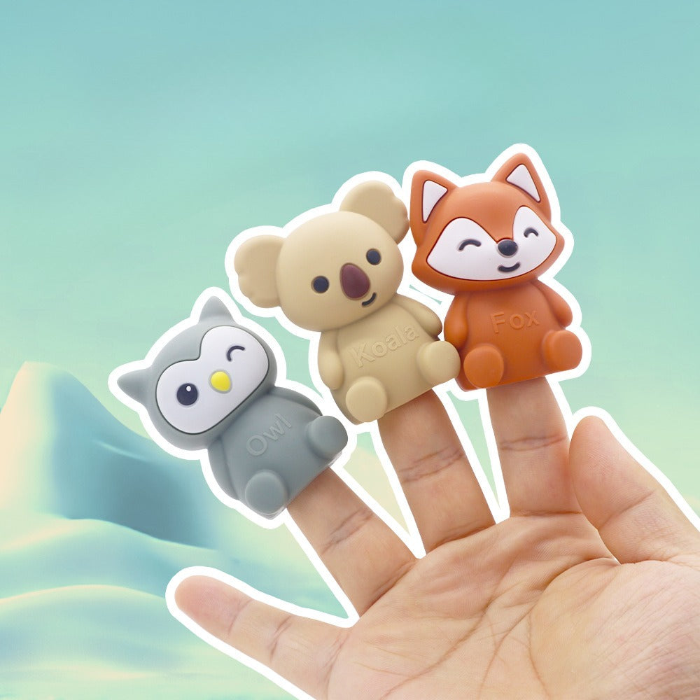 Floating Animal Friends Silicone Bath Boat Set