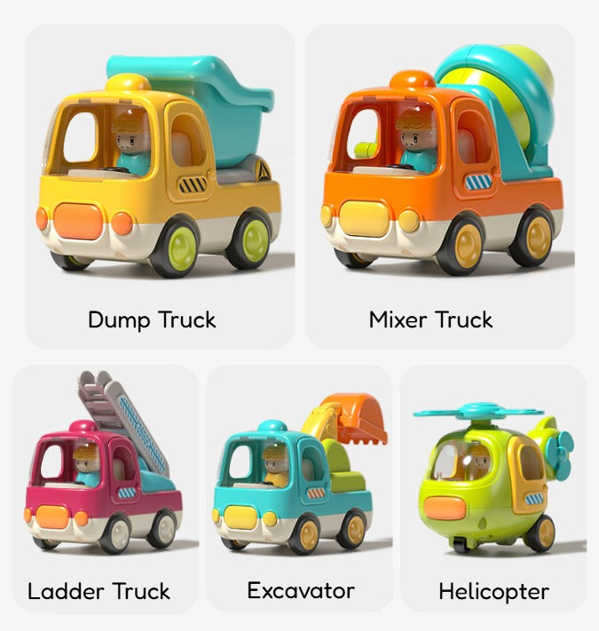 Goodway Cartoon Construction Vehicle with Lights and Sound