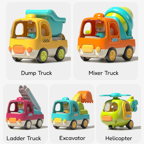 Goodway Cartoon Construction Vehicle with Lights and Sound